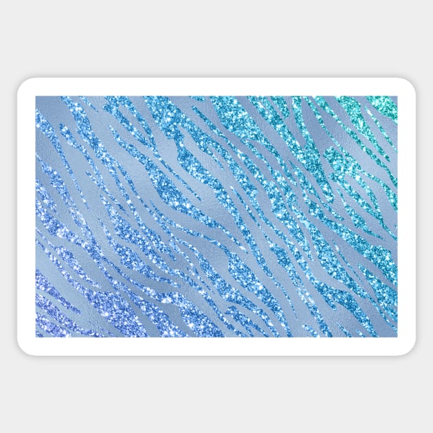 Blue shinny glitter Sticker by Dawaly